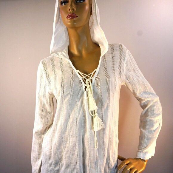 Billabong Hooded Swimsuit Cover-Up Same Story Size XS - Picture 2 of 11